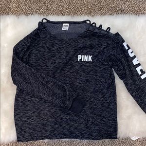 Pink crew neck sweater